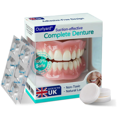 ✅ Made and Shipped from the UK | Ourlyard® Suction-fit Complete Denture🍀