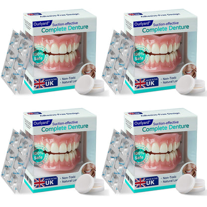 ✅ Made and Shipped from the UK| Ourlyard® Suction-fit Complete Denture 🦷👄