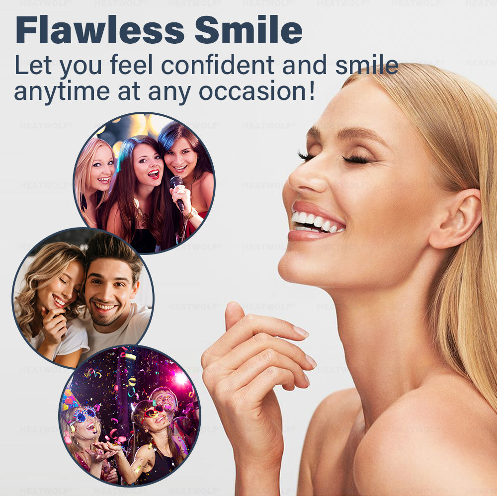 ✅ Made and Shipped from the UK| HEATWOLF® Adaptable Custom-Fit Functional Complete Dentures up